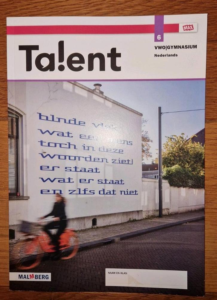 Ta!ent - Nederlands - 6 VWO / Gymnasium - nieuw, Boeken, Schoolboeken, Nieuw, Nederlands, VWO, Ophalen of Verzenden