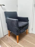gratis eetkamer stoelen / fauteuils, Huis en Inrichting, Stoelen, Ophalen, Gebruikt, Blauw, Modern, strak