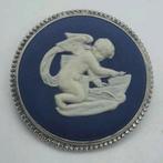 Wedgwood Broche met Engel - Gekeurd Zilver, Sieraden, Tassen en Uiterlijk, Broches, Ophalen of Verzenden