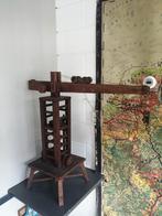 XXL ANTIEKE HOUTEN KRAAN HIJSKRAAN 88 CM HOOGTE MOOIE STAAT., Ophalen
