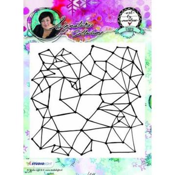 Cling Stamp -  Art By Marlene background nr.11 beschikbaar voor biedingen