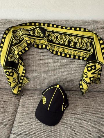 BVB sjaal en pet . Cap (bieuw) - Borussia Dortmund Fan beschikbaar voor biedingen