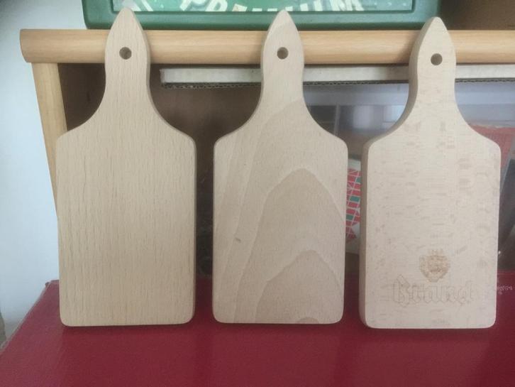 Borrel Plankjes, BBQ Plankjes, Gourmet Plankjes, Huis en Inrichting, Woonaccessoires | Dienbladen, Nieuw, Hout, Rechthoekig, Ophalen