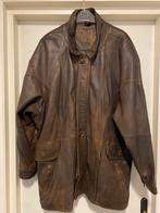 VINTAGE 80’s SEVIL NAPPA LEREN JAS 56/ 44-46, Ophalen of Verzenden, Gedragen, Maat 56/58 (XL), Bruin
