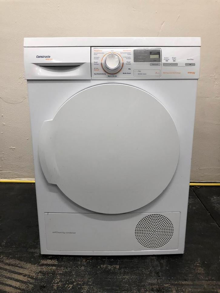 3mnd GARANTIE Warmtepomp droger A++ 8kg Bosch construkta, Witgoed en Apparatuur, Wasdrogers, Zo goed als nieuw, Overige typen