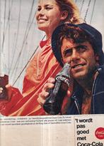 Retro reclame 1966 Coca-cola frisdrank blijdschap, Ophalen of Verzenden