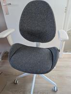 Bureaustoel met armleuningen Ikea - HATTEFJÄLL, Huis en Inrichting, Bureaustoelen, Ophalen, Gebruikt, Grijs, Bureaustoel
