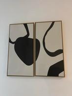 Abstract Japandi Schilderijen - Leenbakker, Antiek en Kunst, Ophalen