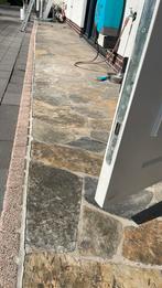 Te koop flagstones, Tuin en Terras, Ophalen, Klinkers, Zo goed als nieuw, 10 m² of meer