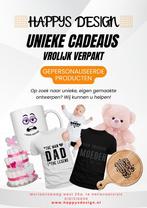 Unieke gepersonaliseerde cadeaus - bedrukt textiel, mokken!, Hobby en Vrije tijd, Ophalen of Verzenden, Nieuw
