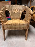 Gratis 2 Rotan stoelen, Ophalen, Gebruikt, Bruin, Twee