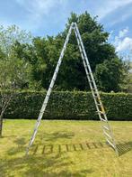 ZARGES grote hoge ladder. 4.50 meter, Doe-het-zelf en Verbouw, Ladders en Trappen, Ophalen, Zo goed als nieuw, Ladder, 4 meter of meer
