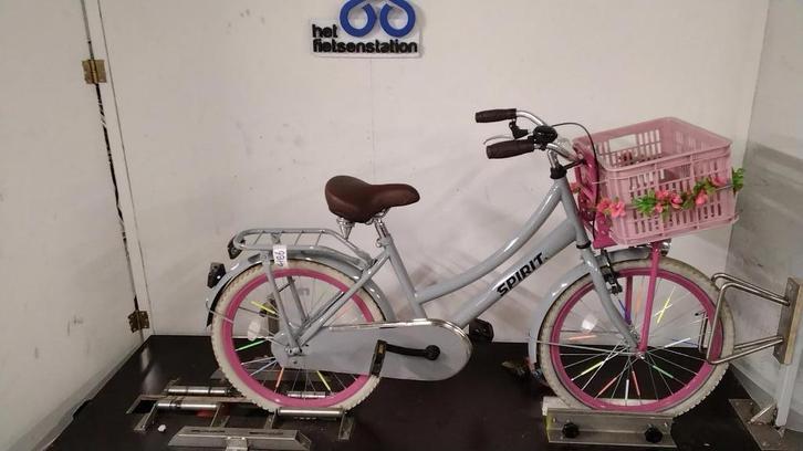 Spirit Transport meisjesfiets, Fietsen en Brommers, Fietsen | Meisjes, Gebruikt, 22 inch, Handrem, Ophalen