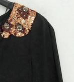 Nieuw Jurk Monsoon 38-M zwart bronze + schouder steentjes, Maat 38/40 (M), Zwart, Nieuw, Ophalen of Verzenden