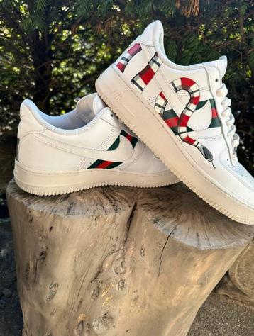 Nike Air Force 1 x GUCCI 🐍 | GRATIS VERZENDING 📦 beschikbaar voor biedingen