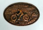 Bronzen Motor Plaquette - Klassieke Motoren Race - 1985, Ophalen of Verzenden, Brons