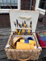 vintage picknickmand, Hobby en Vrije tijd, Picknickmanden, Ophalen, Gebruikt