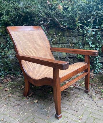 Koloniale stijl rotan rattan fauteuil leunstoel beschikbaar voor biedingen