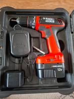 Black & Decker accu schroef/boor machine., Ophalen of Verzenden, Gebruikt, Minder dan 400 watt, Boor- en Schroefmachine