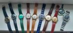 Partij horloges 10 stuks, Sieraden, Tassen en Uiterlijk, Horloges | Heren, Overige merken, Staal, Verzenden, Polshorloge