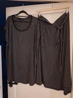 YESTA ROK EN SHIRT 44/48, Kleding | Dames, Grote Maten, Overige typen, Zwart, Yesta, Ophalen of Verzenden