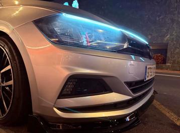 Voorbumper Frontsplitter - VW Polo MK6 pre-facelift beschikbaar voor biedingen