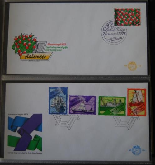 Nederland 1e dag enveloppen E123 t/m E129., Postzegels en Munten, Postzegels | Eerstedagenveloppen, Nederland, Ophalen of Verzenden
