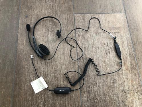 Jabra GN2000 Mono Quickdisconnect bedrade headset, Computers en Software, Headsets, Gebruikt, Over-ear, Ophalen of Verzenden