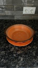 Art deco oranje fruittest, Antiek en Kunst, Ophalen of Verzenden