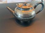 Vintage verzilverde theepot, Ophalen of Verzenden, Zilver
