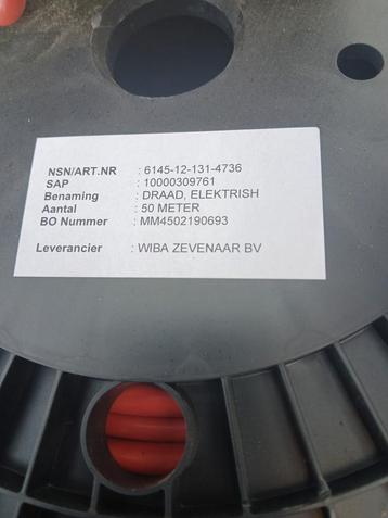 Accu Stroomdraad - 50 Meter beschikbaar voor biedingen