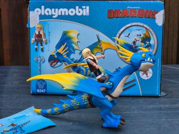 9247 Playmobil Dragons Astrid en Stormvlieg  beschikbaar voor biedingen