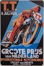 TT Races Asse 1931 Moto GP reclamebord van metaal wandbord, Verzamelen, Reclamebord, Info@deconoord.nl, Deco Noord, Nieuw