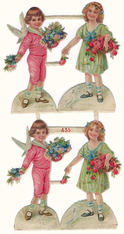Poëzie plaatjes origineel géén herdruk rond 1900.   code 7, Verzamelen, Poesieplaatjes, Verzenden