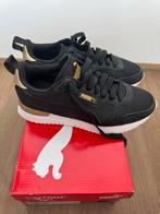 Puma sneakers zwart + goud maat 37 , 37,5, Puma, Zwart, Ophalen of Verzenden, Sneakers of Gympen