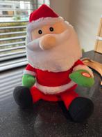 Kerstman met geluid 24cm hoog zgan, Ophalen of Verzenden, Zo goed als nieuw