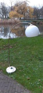 Arco booglamp met marmeren voet, Huis en Inrichting, Lampen | Vloerlampen, Ophalen, Nieuw, Metaal, 150 tot 200 cm