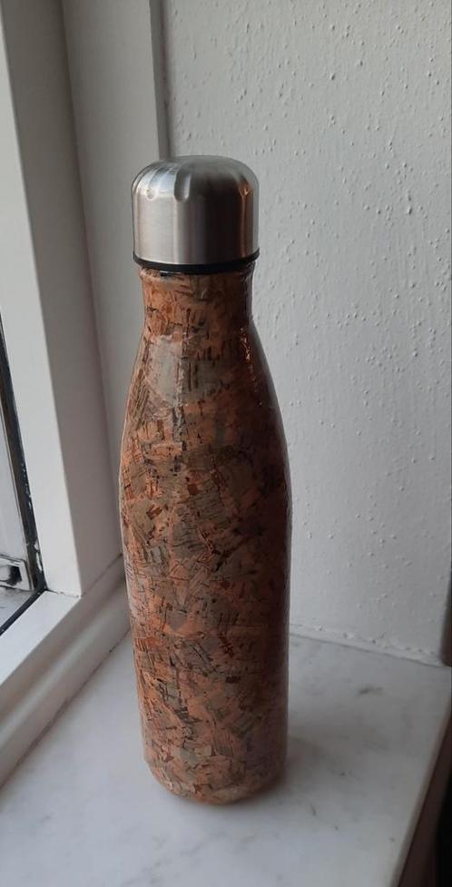 Drinkfles handgemaakt. Decoupage. Kurklook, Sport en Fitness, Bidons, Nieuw, Ophalen of Verzenden