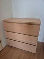 Ikea Malm Dressoir - bijpassend nachtkastje, Ophalen, Eikenhout, 50 tot 100 cm, Zo goed als nieuw