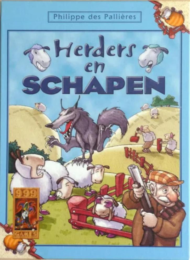 Herders en Schapen, Hobby en Vrije tijd, Gezelschapsspellen | Bordspellen, Zo goed als nieuw, Een of twee spelers, Drie of vier spelers