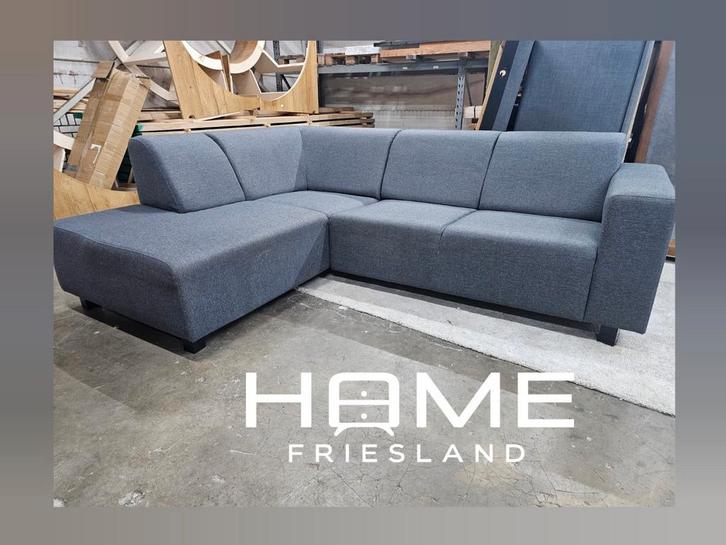 Hoekbank - Grijs, Huis en Inrichting, Banken | Voetenbanken en Poefen, Zo goed als nieuw, 125 cm of meer, 125 cm of meer, Rechthoekig