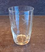Antiek geëtst waterglas, Ophalen of Verzenden