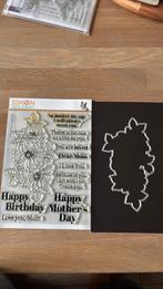 Simon says stamp moms soring flowers, Ophalen of Verzenden, Zo goed als nieuw, Clearstamp