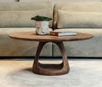 Salontafel (mangohout), Huis en Inrichting, Tafels | Salontafels, Ophalen, 50 tot 100 cm, Rond, Nieuw