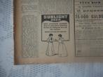 Adv. Sunlight Zeep. 2 Stuks. 1914., Verzamelen, Overige typen, Gebruikt, Verzenden