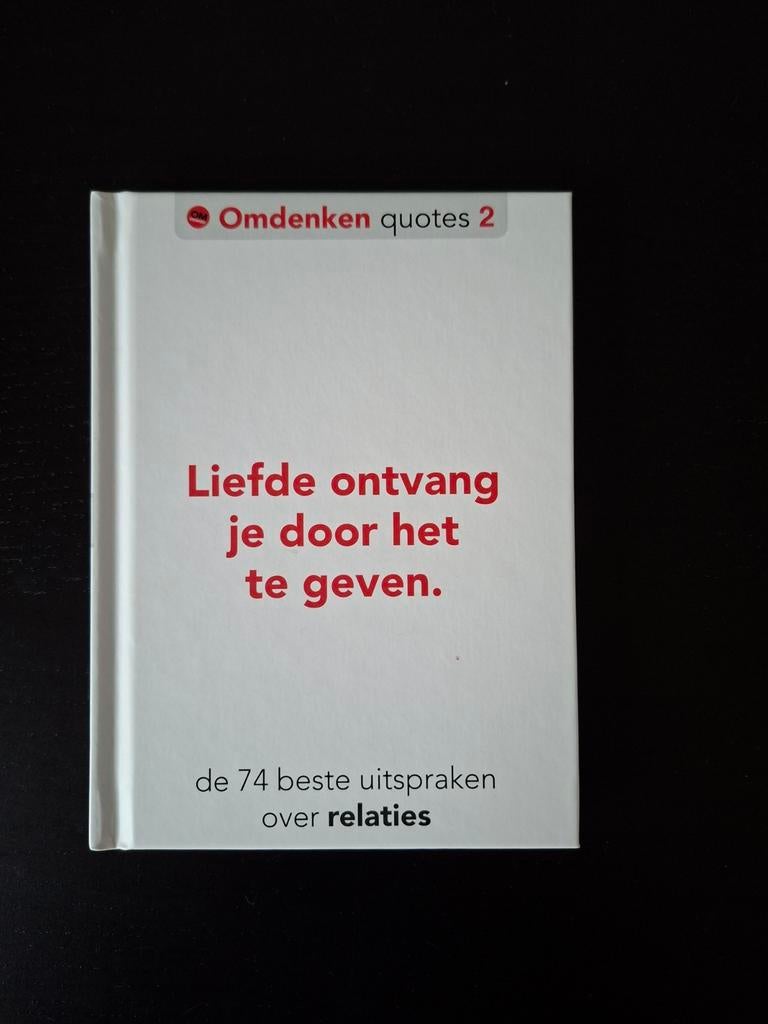 Omdenken quotes boekje NIEUW, Boeken, Psychologie, Ophalen of Verzenden, Nieuw