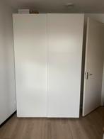 Witte Kledingkast, Ophalen, Kunststof, 100 tot 150 cm, 200 cm of meer