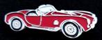 AC Cobra pin- rood gelakt, Verzenden, Nieuw, Transport, Speldje of Pin