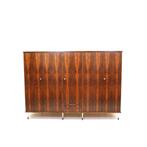 Grote vintage design kledingkast jaren '60 '70 palissander, Verzenden, Gebruikt