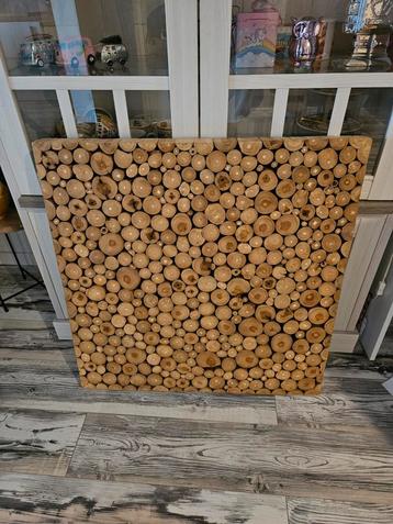 Houten Wanddecoratie - Uniek Kunstwerk beschikbaar voor biedingen